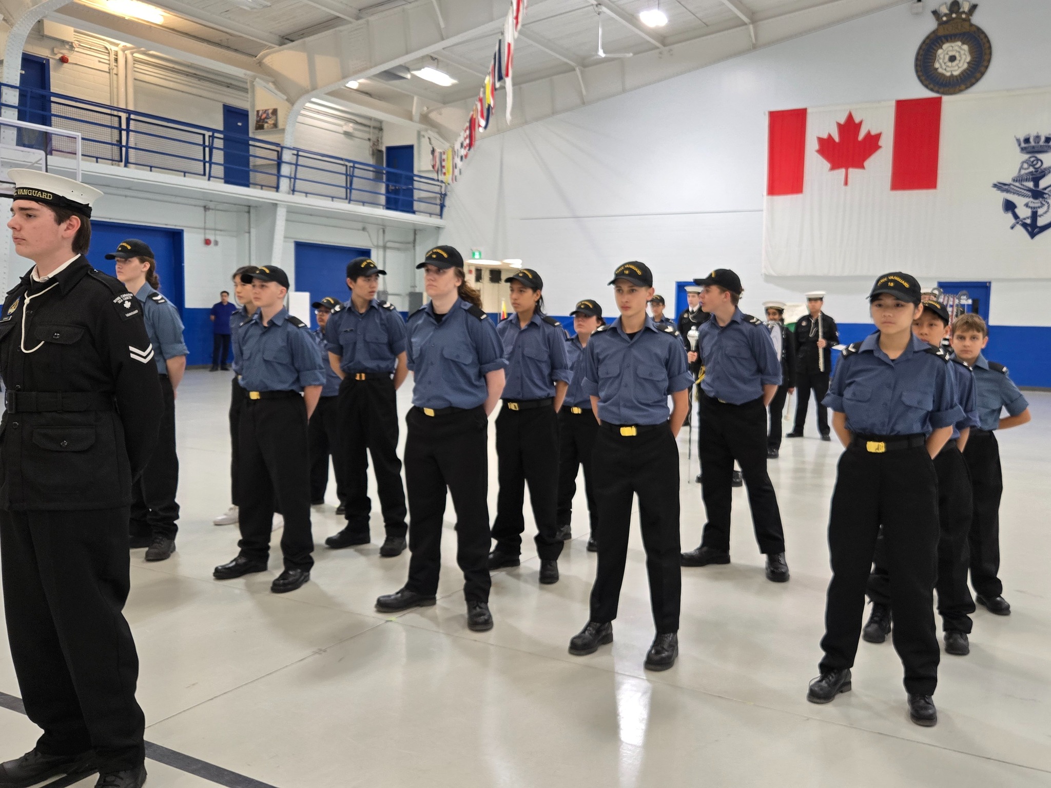 Cadets on parade
